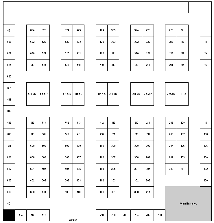 Greeley Home Expo | Floor Plan | Island Grove Event Center